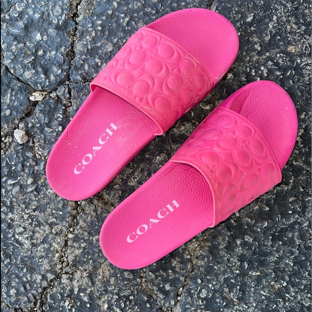Coach Uli Quilted Sprt Slides;Scq;11 B